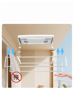 Remote control electric clothes drying rack intelligent voice control multifunctional balcony lift clothes dryer - Product Image 6