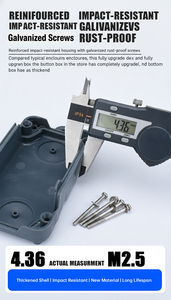 สถานีควบคุมเครนอุตสาหกรรมรุ่นใหม่ XDL10-EPBS3F/NG สำหรับโรงแรม ปุ่มกดขึ้น-ลง 3 ปุ่ม พร้อมปุ่มหยุดฉุกเฉิน - Product Image 5