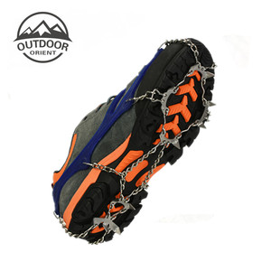 Tacos de hielo antideslizantes, pinzas de tracción para nieve, crampones, pinchos para zapatos de escalada de invierno, 19 Uds. - Product Image 5