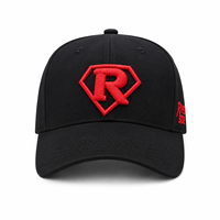 Casquettes de baseball bicolores avec logo personnalisé, broderie 3D en relief, 6 panneaux, en coton, ajustables, pour sports de plein air, style trucker, vente en gros