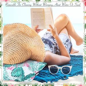 Personnalisable Portable été extérieur Camping piscine oreiller couverture amovible gonflable chaise <span class=keywords><strong>de</strong></span> <span class=keywords><strong>plage</strong></span> parc voyage chaises longues - Product Image 6