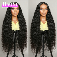 Pelucas de Cabello Humano Virgen 100% de Alta Calidad, Grado 12A, Doble Trama, Ondulado, sin Pegamento, con Encaje Transparente HD, Venta al por Mayor