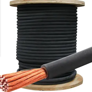 Linh hoạt cáp hàn Cáp ul chứng nhận cao su 10 AWG 2/0 đo AWG đồng cung cấp điện EPDM bị mắc kẹt Cáp cách điện 600V