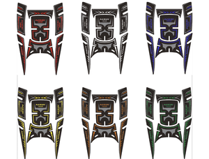 Repuestos para Motocicletas, Adhesivo Decorativo <span class=keywords><strong>Antideslizante</strong></span> Multicolor, Adhesivos Impermeables de Fibra de Carbono para Tanque de Gasolina para NMAX-155 - Product Image 5