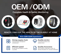 Reloj Inteligente 4G para Cuidado de Personas Mayores con GPS, Ubicación WIFI, Monitoreo Remoto, Frecuencia Cardíaca, Oxígeno en Sangre, Detección de Caídas y SOS
