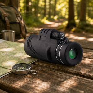 Telescópio Monocular <span class=keywords><strong>80x100</strong></span> com Alcance de 1000m, Foco Manual, Pode Conectar Tripé e Suporte para Telefone, Caixa de Presente Colorida para Camping e Caminhadas ao Ar Livre - Product Image 1