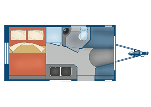 Pérou Mini Drop <span class=keywords><strong>Caravane</strong></span> de voyage légère à vendre - Product Image 6