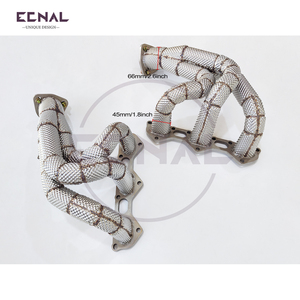 Colector de escape de alto flujo Ecnal para Porsche 718 GT4 4.0L 2020+, mejora de rendimiento para carreras - Product Image 2