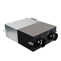Ventilateur de récupération d'énergie (ERV) intelligent CMH 650 m³/h avec pressostat, échangeur de chaleur, système d'air frais carré
