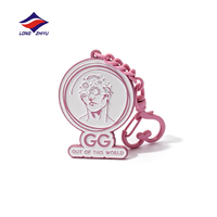 Longzhiyu, fabricant de porte-clés depuis 20 ans, porte-clés personnalisés en alliage de zinc, logo personnalisé, émail doux ou dur, porte-clés en métal, porte-clés souvenirs