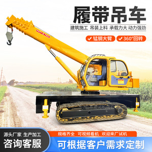Grúa sobre Orugas YSLANDSCAPE con Brazo Extendido, Grúa Todoterreno de 20 Toneladas de Capacidad, 7.5m de Altura de Elevación, Motor Robin Inteligente de Fábrica - Product Image 2