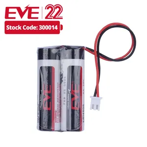 EVE Customized Lithium Battery 3.6V ER14505 2 Parallel Add SPC1550 for Smart Meter