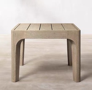 Modern Weather-resistant teak <b>Outdoor</b> <b>Side</b> <b>Table</b> Set for Hotel Garden Poolside Villa hotel Patio Use dining <b>table</b> - Product Image 2