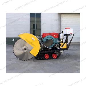 Machine de découpe de routes sur chenilles Scie à béton à profondeur de coupe personnalisée en vente - Product Image 1