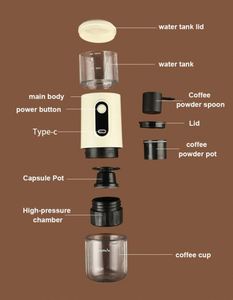 Electric Mini <b>Portable</b> Travel Espresso Capsule Automatic <b>Coffee</b> Machine <b>Coffee</b> Capsule Machine - Product Image 6