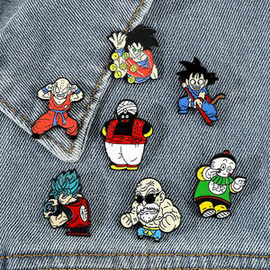 Vintage Broschen für Damen Vegeta Goku Metalllegierung Anstecknadel für Hut Kleidung Dekoration Pin Accessoires - Product Image 5