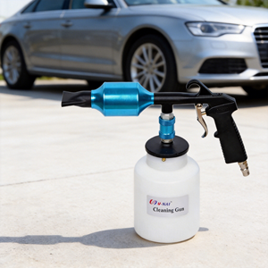 Pistola de limpieza de aire multifuncional con herramienta de lavado de motor y pulverizador para eliminación de polvo de frenos, rango de operación de 60-120 PSI. En stock. - Product Image 4