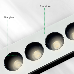 Décoration intérieure, lampes de luxe, éclairage ponctuel, éclairage encastré anti-éblouissement, 3CCT RA90, spots LED ronds encastrés pour la maison - Product Image 4
