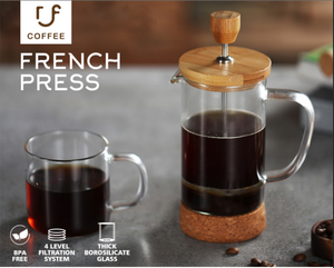 <span class=keywords><strong>Prensa</strong></span> <span class=keywords><strong>Francesa</strong></span> para café y té, Espumador de <span class=keywords><strong>leche</strong></span> <span class=keywords><strong>con</strong></span> tapa de bambú, vidrio boroólico grueso, fácil de limpiar - Product Image 6