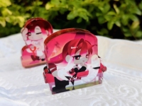 Plaques en plastique transparent personnalisées Vigreat, feuilles translucides colorées, figurine d'anime, forme personnalisée, plaque d'art imprimée, bloc acrylique, support