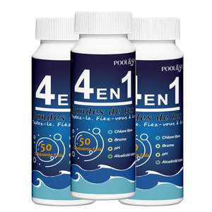 REYKON 4in1 가정용 테스트 키트 식수 수영장 목욕 스트림 수돗물 시험지 용 플라스틱 테스트 키트-야외 캠핑 OEM - Product Image 2