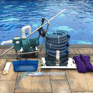 Двухсторонняя лестница для бассейна из нержавеющей стали с елочкой, кронштейн для аквапарка, аквапарк, акваэскалатор, уровни 3, 5, бассейн с 3-пластиковой пленкой - Product Image 5