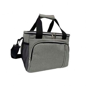 Large 15L Deep <b>Lunch</b> Cooler <b>Bag</b> with Shoulder Strap Handle Fashion Insulated <b>Lunch</b> <b>Box</b> for Food & Beverages Storage - Product Image 6