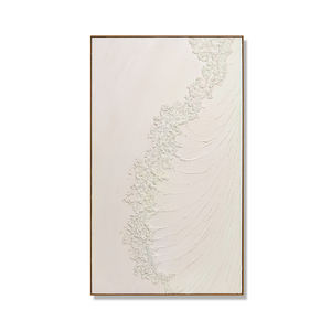 Décor à la maison Texture Wabi Sabi oeuvre abstraite paysage marin 3D affiche peinte à la main Shenzhen mur Art toile peinture avec <span class=keywords><strong>cadre</strong></span> - Product Image 1