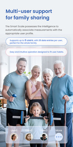 Siêu mỏng kỹ thuật số thông minh cho 180kg Công suất kính xây dựng cho nhiều người dùng cơ thể chất béo theo dõi khách sạn chăm sóc sức khỏe của công ty - Product Image 6