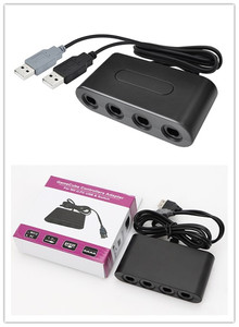 Adaptador USB 4 <span class=keywords><strong>en</strong></span> 1 para Controles de <span class=keywords><strong>GameCube</strong></span>, Compatible con Nintendo Switch, <span class=keywords><strong>Wii</strong></span> <span class=keywords><strong>U</strong></span> / PC, Compatible con Dropshipping - Product Image 4