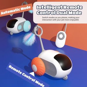 KingHon Pet Hot Selling Small Size <b>Interactive</b> Movement Smart Remote Control Car <b>Cat</b> <b>Toy</b> New Design Type-C Charging Made - Product Image 2