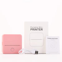 Imprimante thermique portable sans fil pour enfants, cadeau pour enfants, impression à domicile et au travail avec autocollants