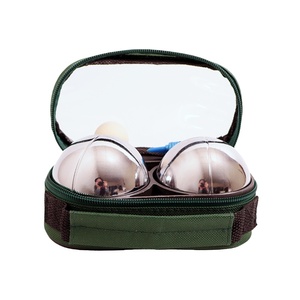Meilleure Vente : Ensemble <span class=keywords><strong>de</strong></span> <span class=keywords><strong>Boules</strong></span> <span class=keywords><strong>de</strong></span> <span class=keywords><strong>Pétanque</strong></span> en Acier ZQURE (2 <span class=keywords><strong>Boules</strong></span>) avec Sac <span class=keywords><strong>de</strong></span> Transport Transparent pour Jeux Traditionnels - Product Image 4