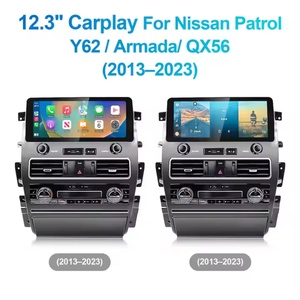 NaviHua Autoradio Android 12,3 pouces avec Carplay, système multimédia automobile, navigation GPS, unité principale pour Nissan Patrol Y62 2013-2023 - Product Image 3
