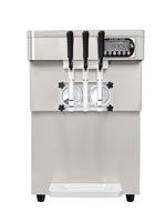 Machine à glace molle commerciale 3 saveurs, sur table, 40-45 L/H, 220V, CE, directement de l'usine