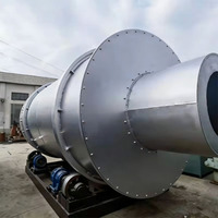 Séchoir rotatif à triple tambour à économie d'énergie, séchoir rotatif indirect pour coques de riz