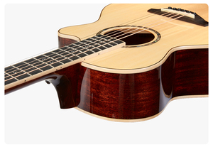 TOM BABY G0 NA 34 inch houten gitaar sparrenfineer beginners gitaar voor mannelijke en vrouwelijke studenten, reis- en folk gitaar - Product Image 4