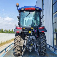 À vendre tracteur agricole 80HP avec pneus de gazon en option, certification COC, moteur YTO 90HP en option et FEL.