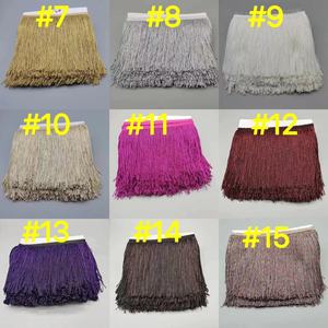 ZSY personnalisé haute qualité multi couleurs <span class=keywords><strong>or</strong></span> argent rose rouge <span class=keywords><strong>Chainette</strong></span> fringe15cm métallique <span class=keywords><strong>Chainette</strong></span> frange garniture - Product Image 2