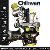 وحدة شاحن توربيني كاملة تناسب محركات EA888 EA111 EA211 1.4T 1.8T 2.0T TSI لسيارات أودي A4 B8/B9 Q5 S3 RS3 وفولكس فاجن جولف