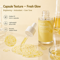 Sérum Coréen Éclaircissant et Blanchissant pour le Visage à la Vitamine C, au Collagène et au Niacinamide en Capsules Profondes, Marque Privée