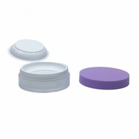 Yuecai – Pot vide pour poudre libre 10g avec tamis en maille élastique et double joint d'étanchéité – Emballage plastique – Vente en gros