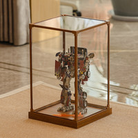 Vitrine en acrylique pour objets anciens, statues bouddhistes, niches bouddhistes, boîtes de rangement, blocs de construction, figurines Gundam