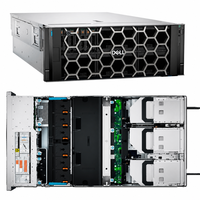 Serveur Dell R960 4U en rack, 4 sockets, 64 emplacements DIMM DDR5, PCIe 5.0 NVMe pour la virtualisation, les centres de données, les bases de données cloud, le calcul haute performance