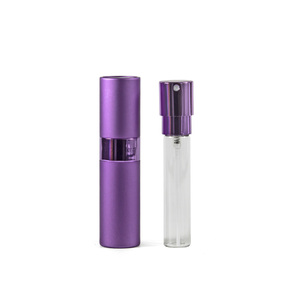 8ml <span class=keywords><strong>de</strong></span> aluminio portátil recargable Twist up Perfume atomizador portátil giratorio Metal botella <span class=keywords><strong>de</strong></span> Perfume - Product Image 4