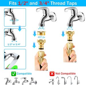 <span class=keywords><strong>Tuyau</strong></span> <span class=keywords><strong>d</strong></span>'<span class=keywords><strong>arrosage</strong></span> en caoutchouc extensible de 15m, <span class=keywords><strong>adaptateur</strong></span> de pistolet de pulvérisation à 10 fonctions standard ANSI de 1/2 pouces <span class=keywords><strong>pour</strong></span> le jardinage, le lavage de voiture et l'irrigation - Product Image 5