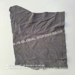 Chiffons en molleton colorés, essuie-tout en molleton, 100% coton, chiffons de nettoyage industriels pour le nettoyage des machines d'atelier - Product Image 3