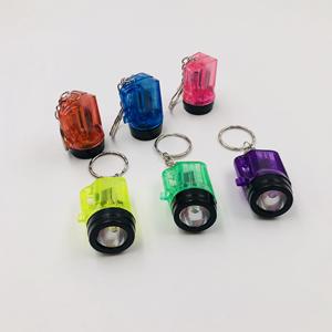 مصباح LED صغير كهربائي بلاستيكي كهدية ترويجية، إضاءة ساطعة، مصباح عمال المناجم، سلسلة مفاتيح - Product Image 4