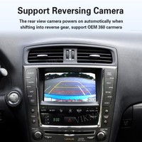 Boîtier d'interface Linux Lexus IS 2005-2012, décodeur CarPlay sans fil, Android Auto, navigation GPS, télécommande intégrée, 2DIN