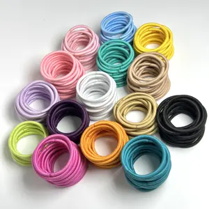 Factory Wholesale 4MM Rubber Band Elastic Hair Bands Minimalist Hair accessories